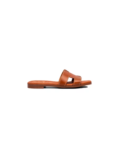 Pantofi Oh My Sandals maro