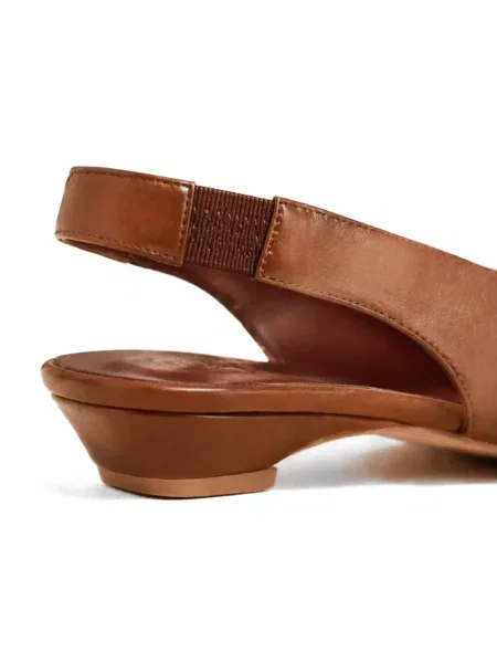 Sandale Poche Paris slingback maro