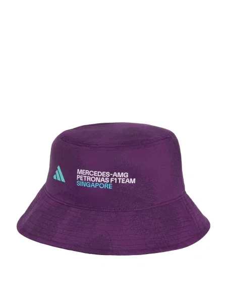 ADIDAS PERFORMANCE Sportovní klobouk Mercedes-Amg Petronas Formula 1 Team Vanda Bloom tyrkysová / ostružinová / tmavě fialová bílá