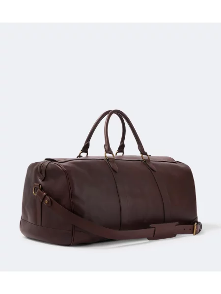 Geantă Polo Ralph Lauren din piele maro