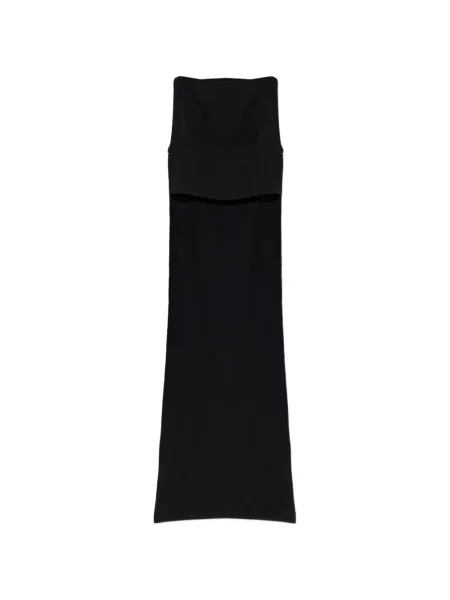 Top Jil Sander asimetric negru