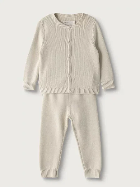 Calvin Klein Jeans compleu pentru copii din bej