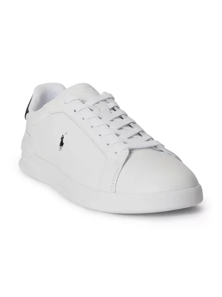 Sneakerși Polo Ralph Lauren din piele alb