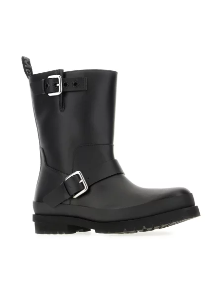 Botki Stella Mccartney skórzane czarne