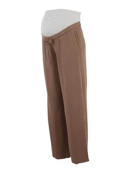 Only Maternity Pantaloni OLMSIESTA ciocolatiu gri