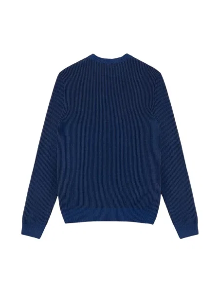 Sweter Colmar wełniany z długim rękawem na siłownię niebieski