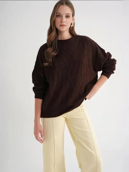 MixRay Pulover Pullover' rjava