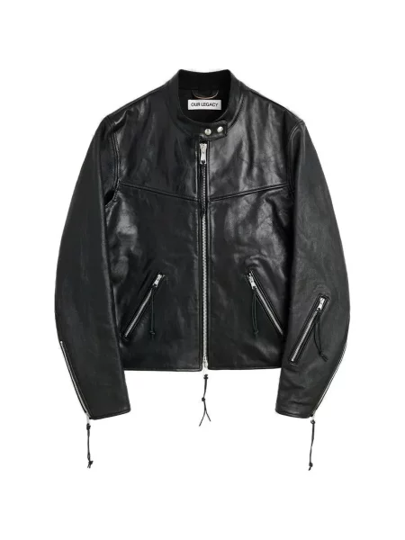 Geanta de piele Our Legacy negru