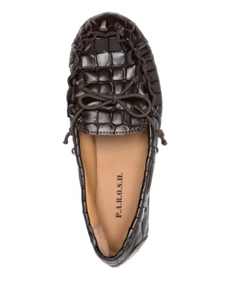 Pantofi loafer P.a.r.o.s.h. din piele maro