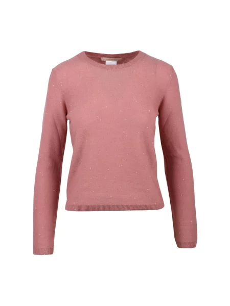 Sweter Pennyblack z dżetami różowy