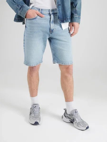 Calvin Klein Jeans Džínsové šortky modrá