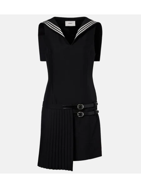 Rochie Coperni plisată negru