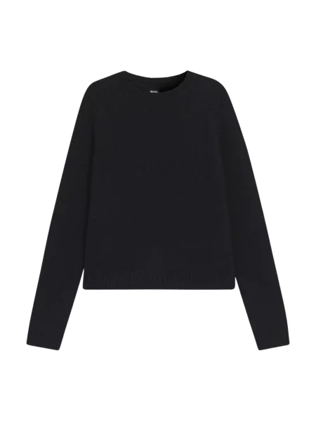 BOSS sweter z domieszką wełny szary