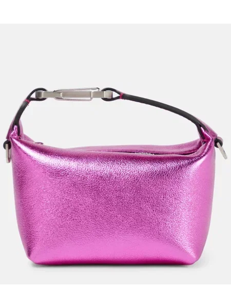Usnjena pisemska torbica Eera roza