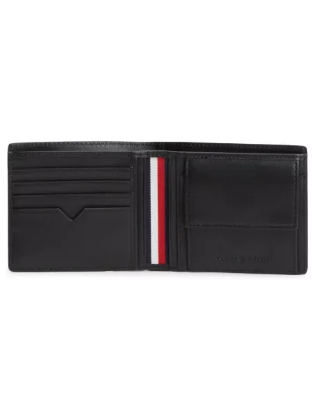 Tommy Hilfiger peňaženka pánska kožená čierna