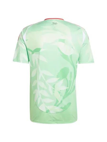 Tricou polo Adidas cu dungi alergare cu bretele alb