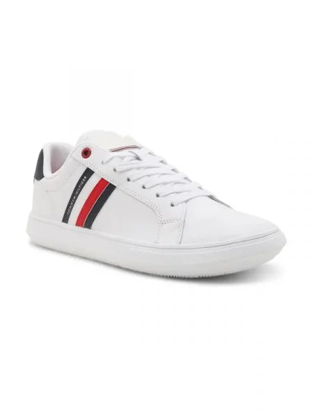 Tommy Hilfiger Teniși din piele Essential alb