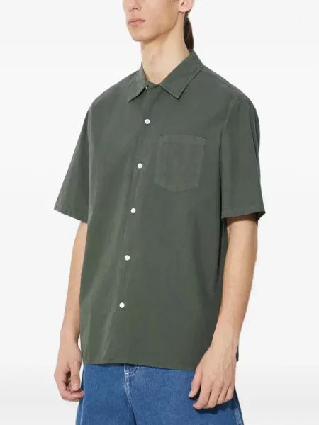 Cămașă Norse Projects scurtă verde