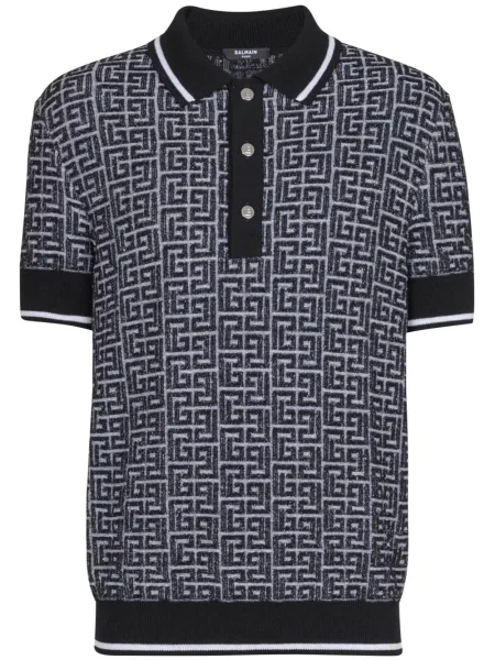 Polo Balmain tricotate negru