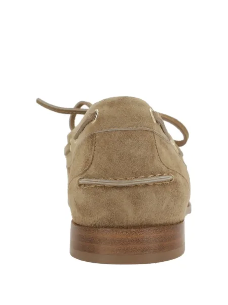 Pantofi loafer Bally cu șireturi din piele de căprioară