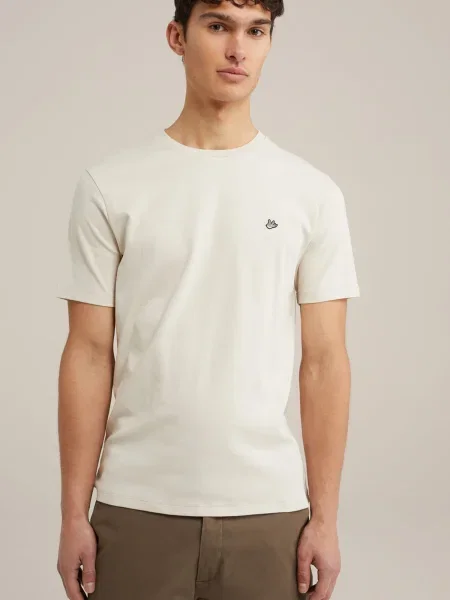 WE Fashion Tricou bej negru