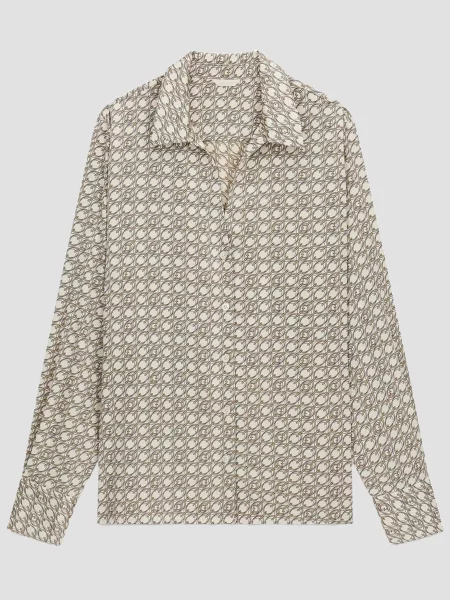 Сорочка повсякденна GUESS бежевий