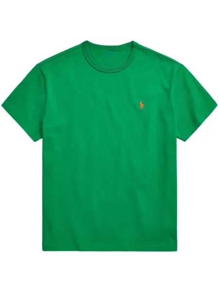 Vlněné dvouřadé polotričko Polo Ralph Lauren s autogramem zelené