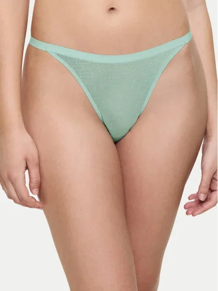 Triumph Stringové nohavičky Signature Sheer zelená