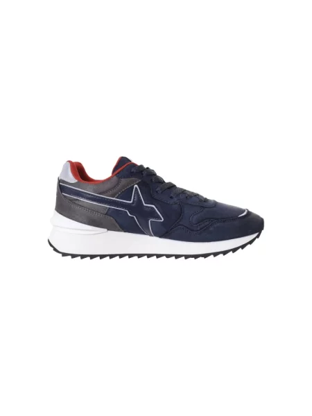 Sneakersy W6yz zamszowe niebieskie
