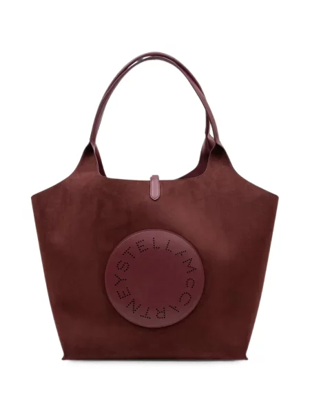 Reversibil geantă shopper Stella Mccartney cu autograf roșu