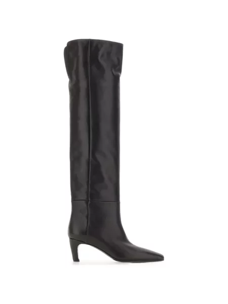 Cizme Strategia Shoes din piele negru