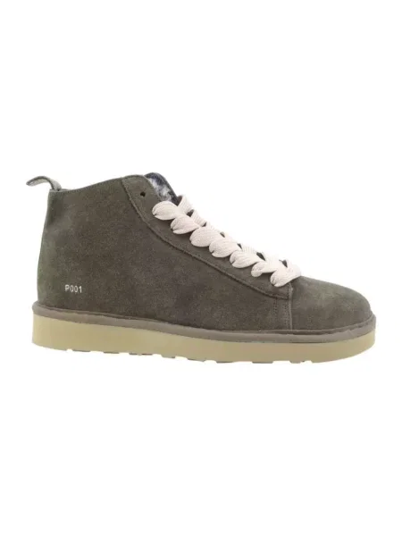 Sneakersy Panchic skórzane brązowe