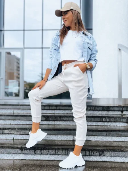 Nohavice Dstreet béžová