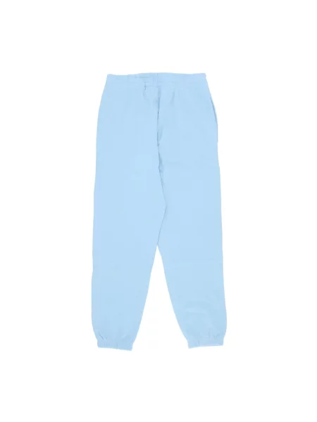 Lniane lekkie joggery New Era niebieskie