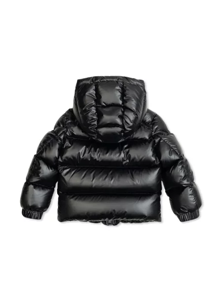 Kurtka puchowa dziecięca Moncler Enfant niebieska