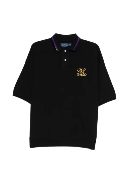 Șapcă Polo Ralph Lauren cu broderie de catifea cord clasică negru