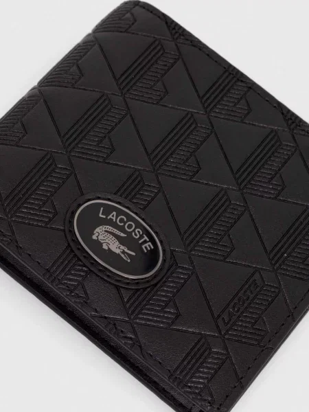 Lacoste portofel de piele barbati negru
