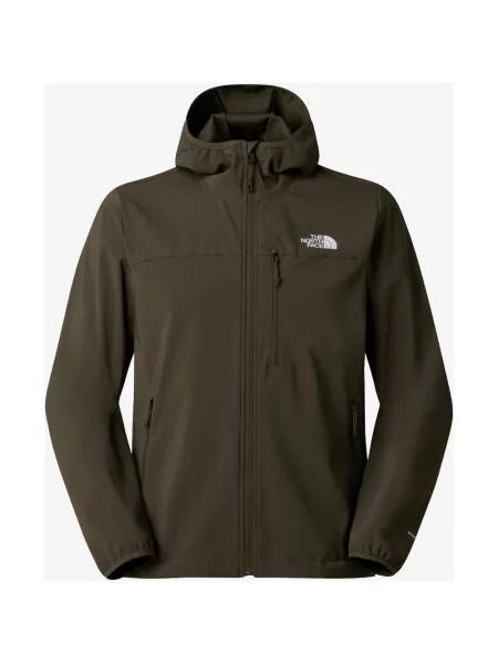 Kurtka z kapturem The North Face Nimble ciemnobrązowa S brązowa