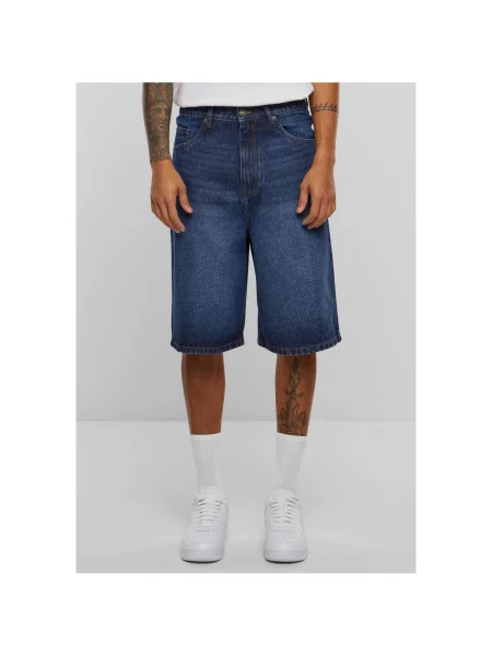 Džínové šortky Urban Classics modré