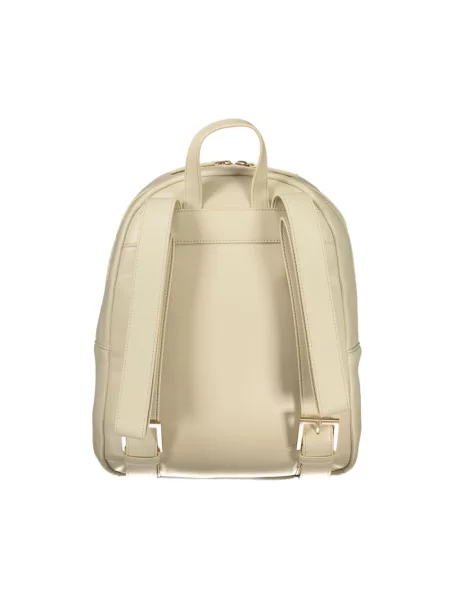 Valentino Bags plecak mały z aplikacją beżowy