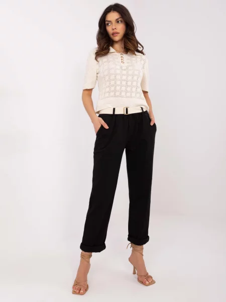 Pantaloni Italy Moda negru