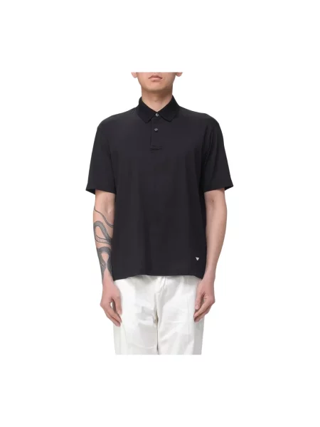 Koszulka polo Emporio Armani czarna