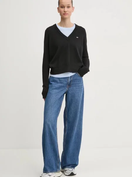 Tommy Jeans sveter dámsky čierna