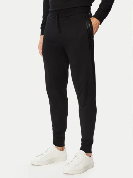 BOSS Sportinės kelnės Authentic juoda