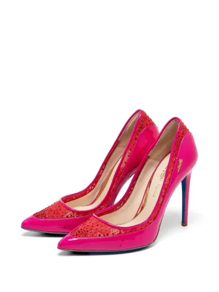 Pantofi cu toc Loriblu din piele roz