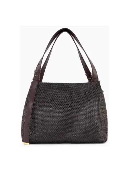 Kabelka Armani Exchange hnedá