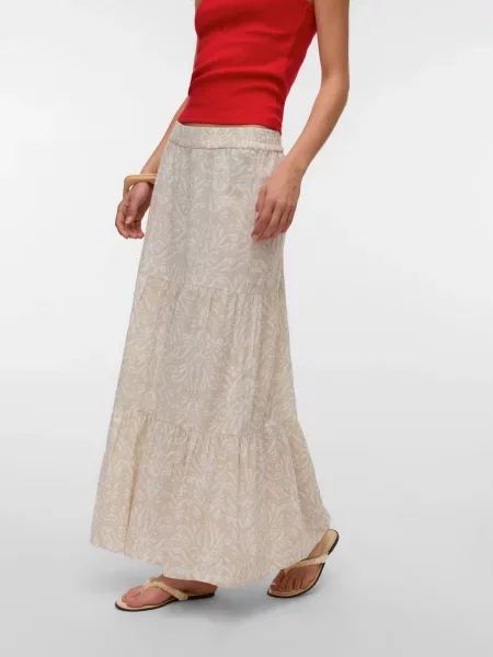 VERO MODA Fustă VMDICTHE / crem bej
