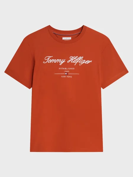 Футболка Tommy Hilfiger помаранчева