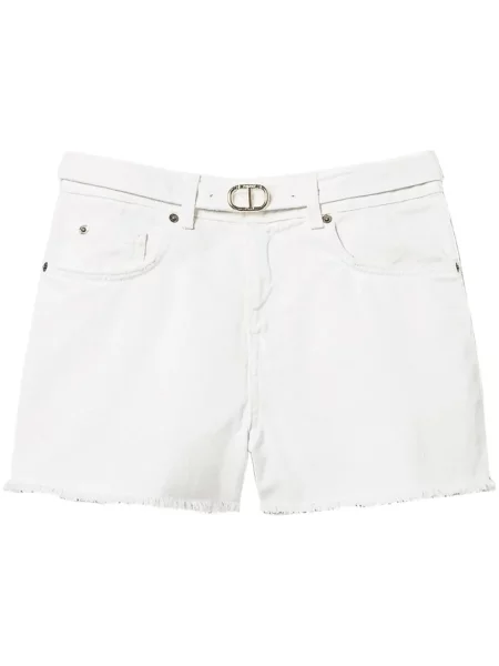 Pantaloni scurți Twinset alb