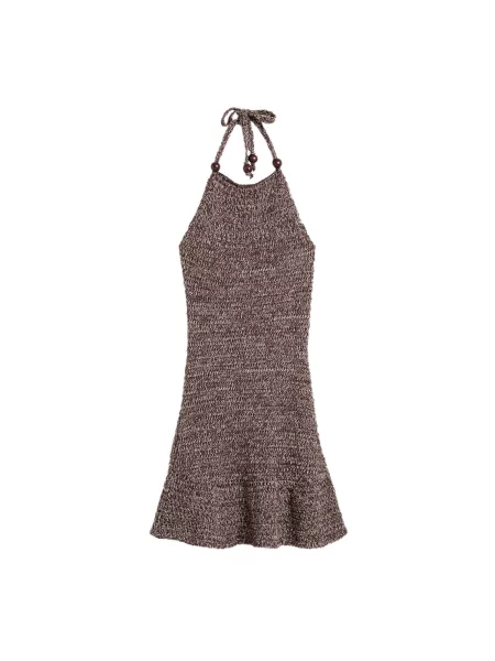 Desigual Rochie tricotat amestecat maro